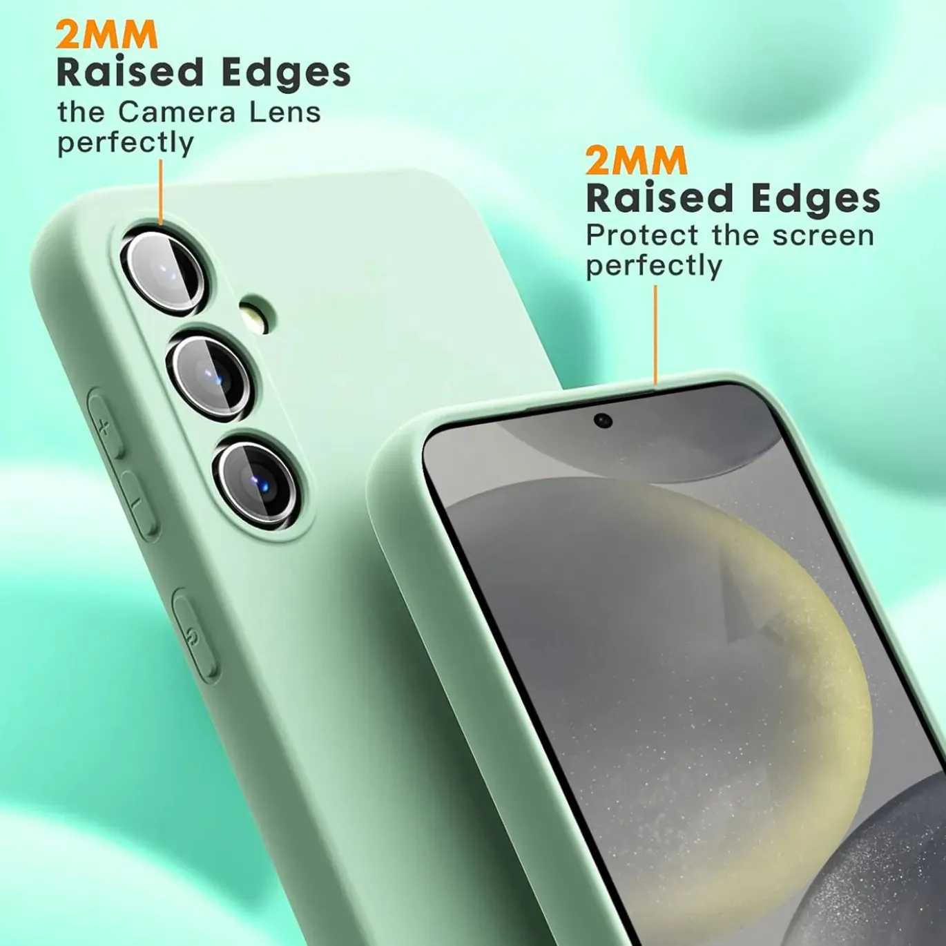 Samsung Galaxy S24 Plus - Silikon Case mit Mikrofaser-Innenseite