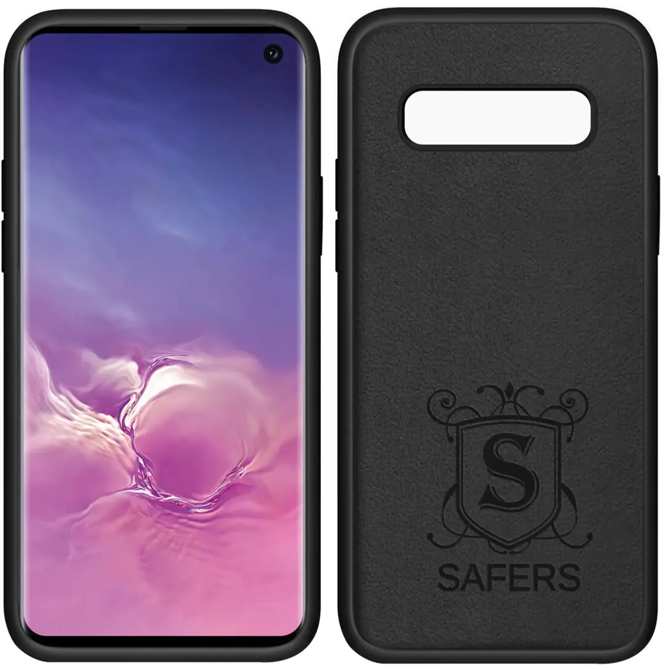 Samsung Galaxy S10 Plus - Silikon Case mit Mikrofaser-Innenseite