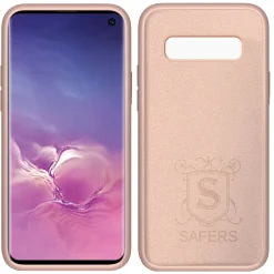 Samsung Galaxy S10 Plus - Silikon Case mit Mikrofaser-Innenseite