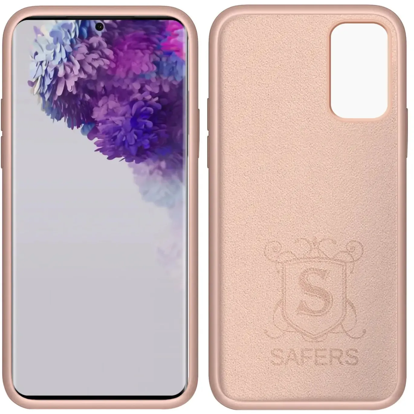 Samsung Galaxy S20 Plus - Silikon Case mit Mikrofaser-Innenseite