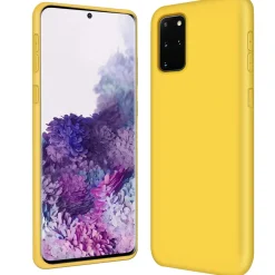 Samsung Galaxy S20 Plus - Silikon Case mit Mikrofaser-Innenseite
