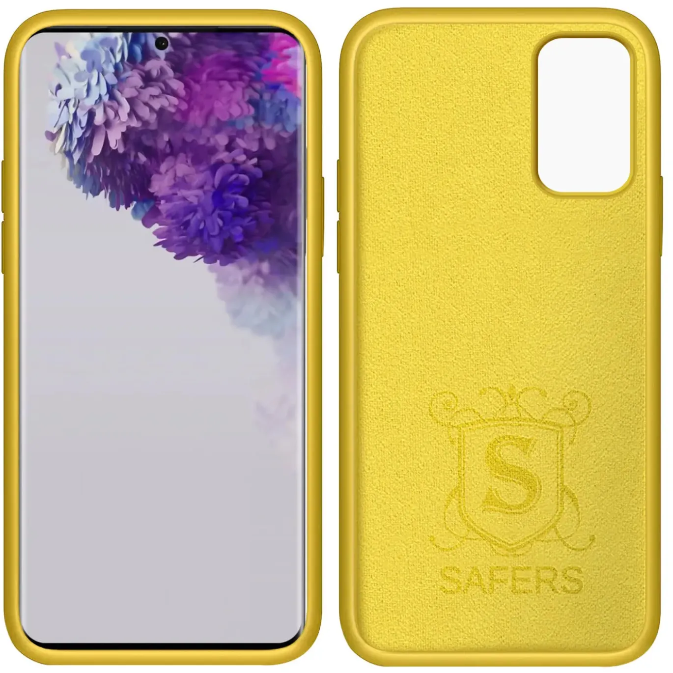 Samsung Galaxy S20 Plus - Silikon Case mit Mikrofaser-Innenseite