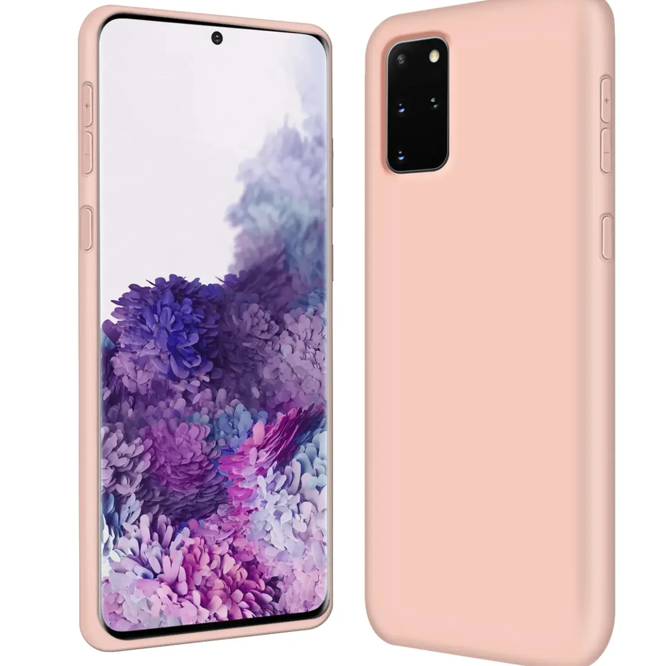 Samsung Galaxy S20 Plus - Silikon Case mit Mikrofaser-Innenseite