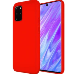Samsung Galaxy S20 Plus - Silikon Case mit Mikrofaser-Innenseite
