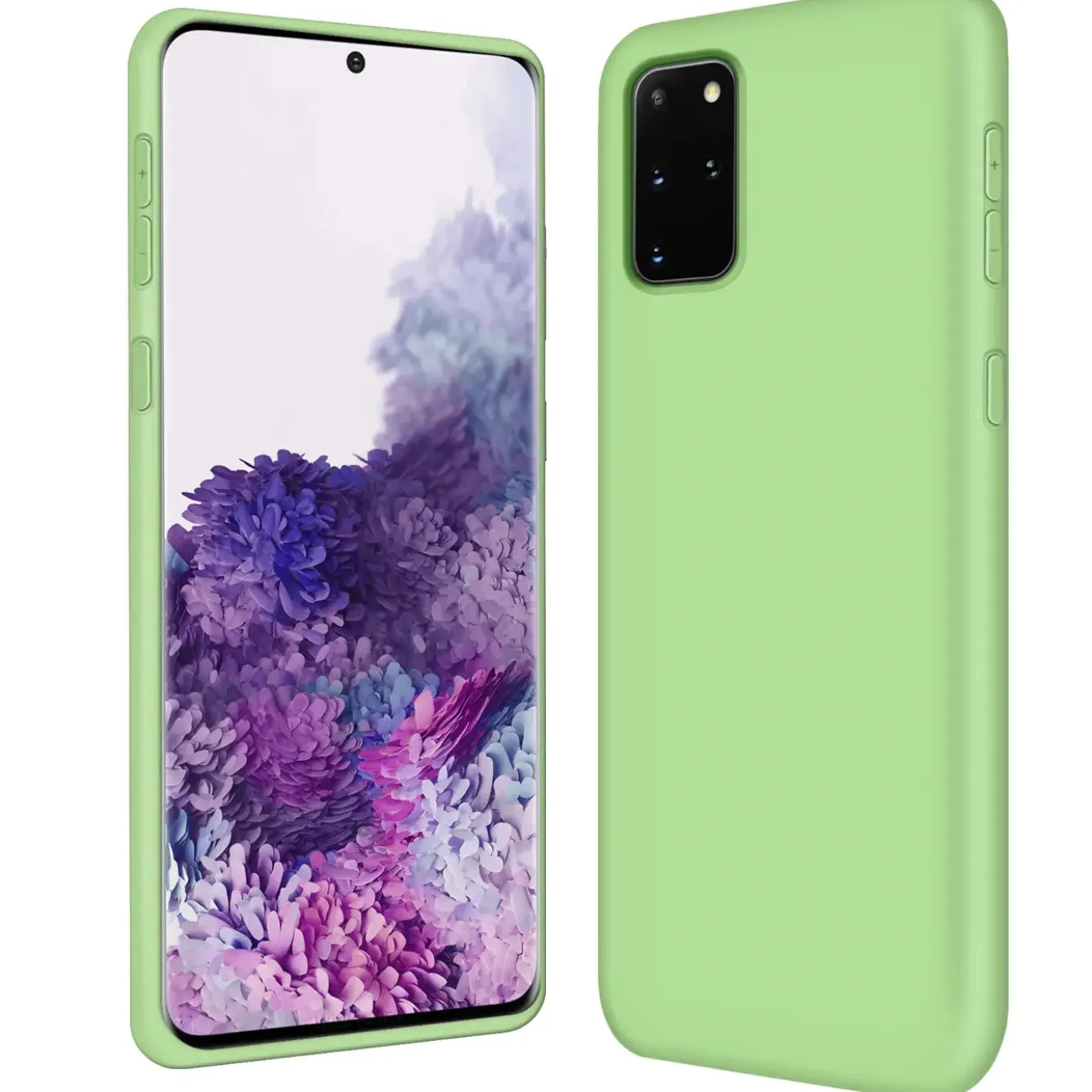 Samsung Galaxy S20 Plus - Silikon Case mit Mikrofaser-Innenseite