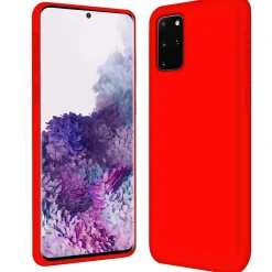 Samsung Galaxy S20 Plus - Silikon Case mit Mikrofaser-Innenseite