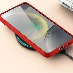 Samsung Galaxy S25 Plus - Silikonhülle mit Kartenfach & Kameraschutz