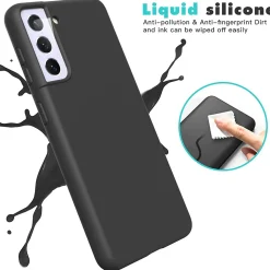 Samsung Galaxy S23 Plus - Silikon Case mit Mikrofaser-Innenseite