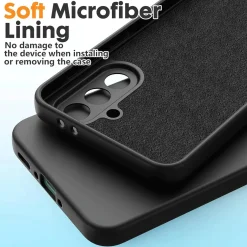 Samsung Galaxy S25 Plus - Silikon Case mit Mikrofaser-Innenseite