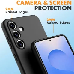 Samsung Galaxy S25 Plus - Silikon Case mit Mikrofaser-Innenseite