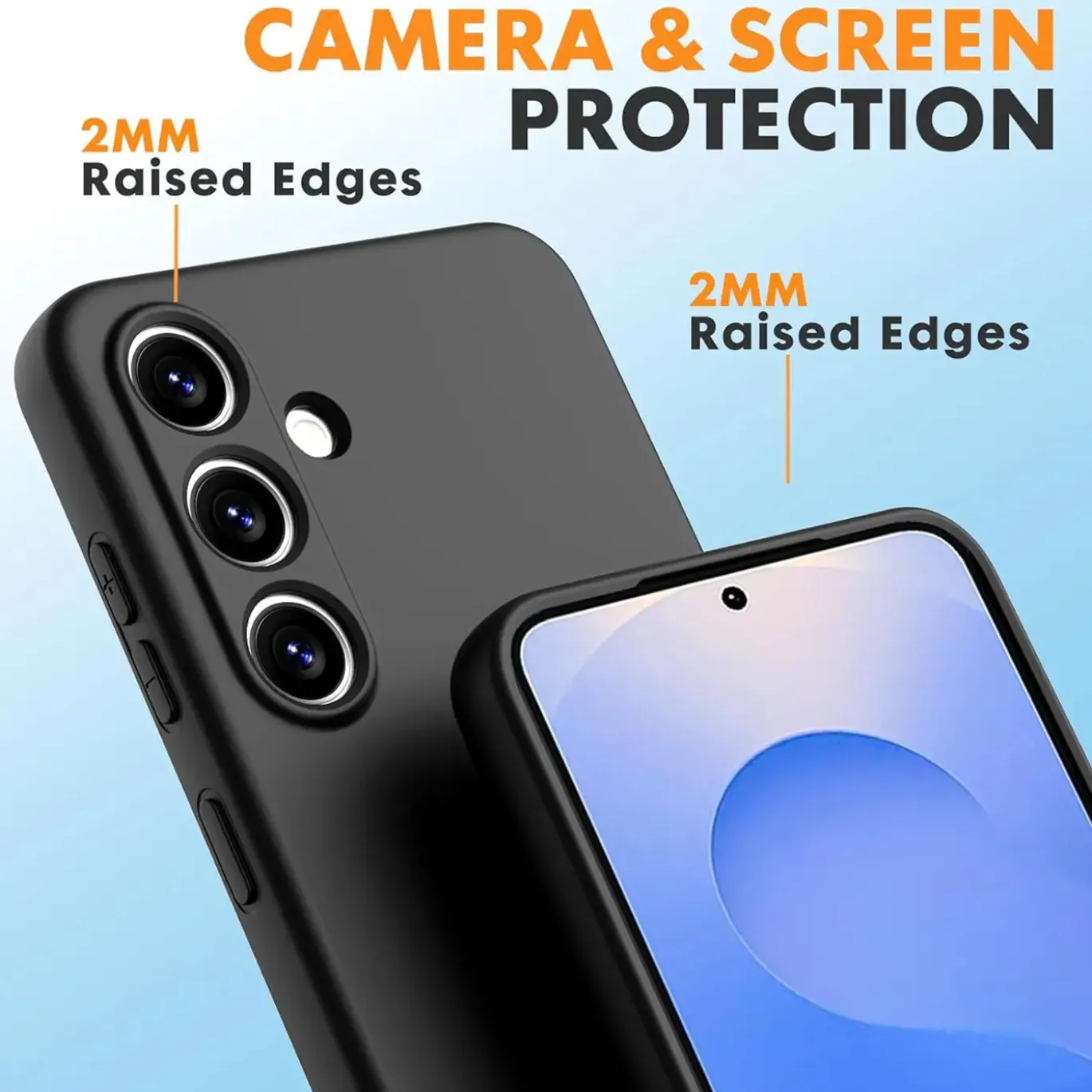 Samsung Galaxy S25 Plus - Silikon Case mit Mikrofaser-Innenseite