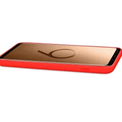 Samsung Galaxy S9 Plus - Silikon Case mit Mikrofaser-Innenseite
