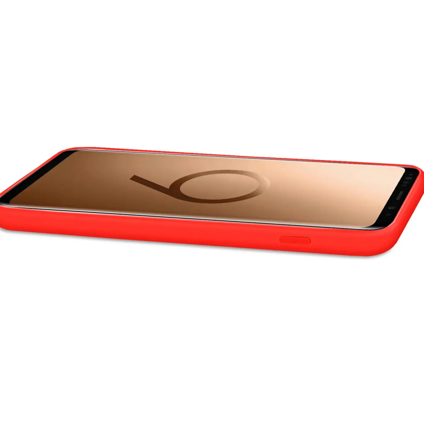 Samsung Galaxy S9 Plus - Silikon Case mit Mikrofaser-Innenseite