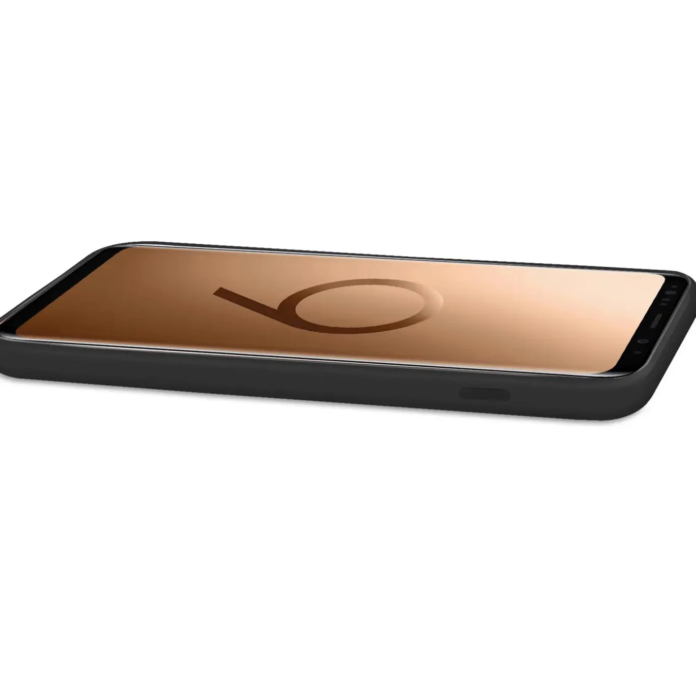 Samsung Galaxy S9 Plus - Silikon Case mit Mikrofaser-Innenseite