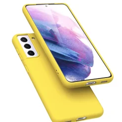Samsung Galaxy S22 Plus - Silikon Case mit Mikrofaser-Innenseite