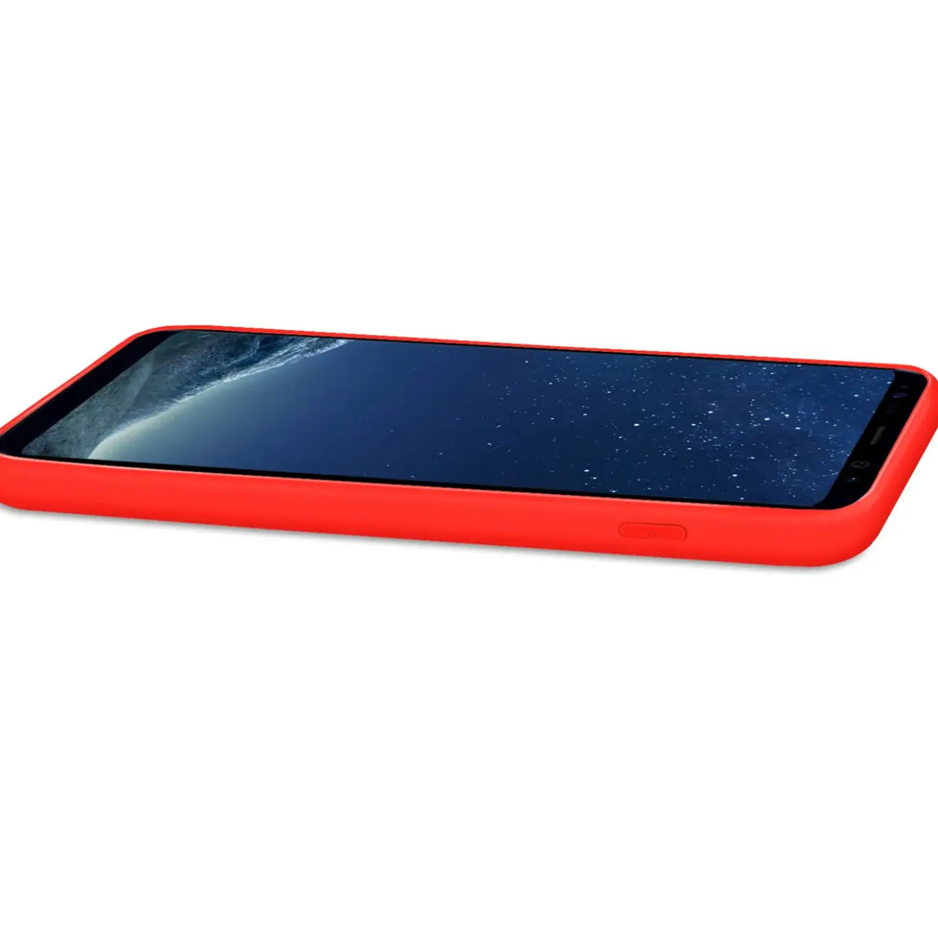 Samsung Galaxy S8 Plus - Silikon Case mit Mikrofaser-Innenseite