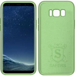 Samsung Galaxy S8 Plus - Silikon Case mit Mikrofaser-Innenseite