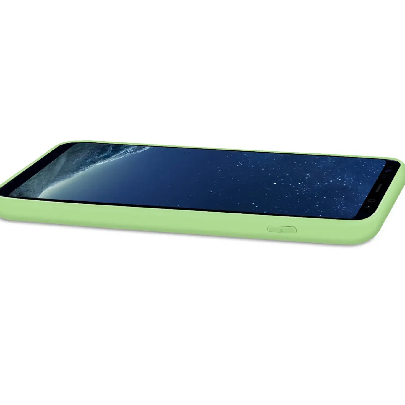 Samsung Galaxy S8 Plus - Silikon Case mit Mikrofaser-Innenseite