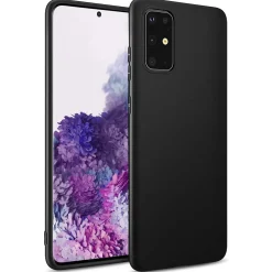 Samsung Galaxy S20 Plus - Slim Silikon Backcover Schwarz