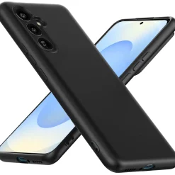 Samsung Galaxy S25 Plus - Slim Silikon Backcover Schwarz