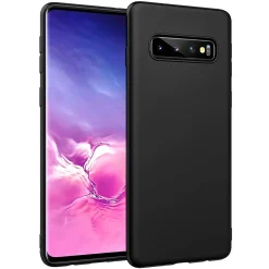 Samsung Galaxy S10 Plus - Slim Silikon Backcover Schwarz