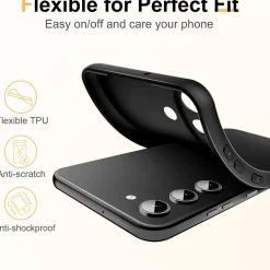Samsung Galaxy S24 Plus - Slim Silikon Backcover Schwarz