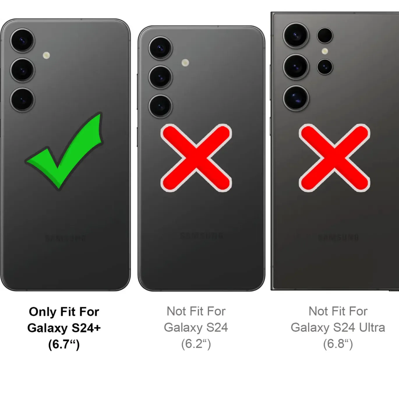 Samsung Galaxy S24 Plus - Slim Silikon Backcover Schwarz