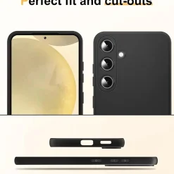 Samsung Galaxy S24 Plus - Slim Silikon Backcover Schwarz