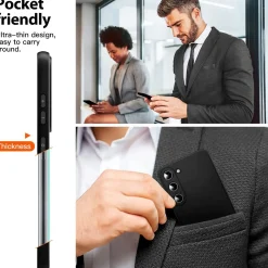 Samsung Galaxy S23 Plus - Slim Silikon Backcover Schwarz