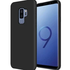 Samsung Galaxy S9 Plus - Slim Silikon Backcover Schwarz