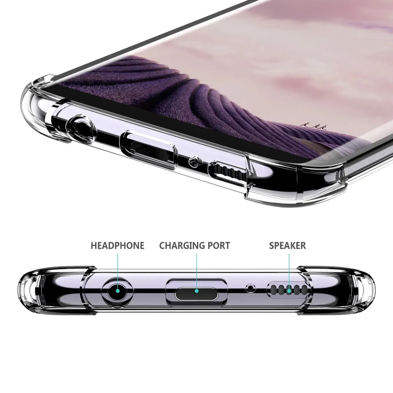 Samsung Galaxy S9 Plus - Stoßfestes Clear Case