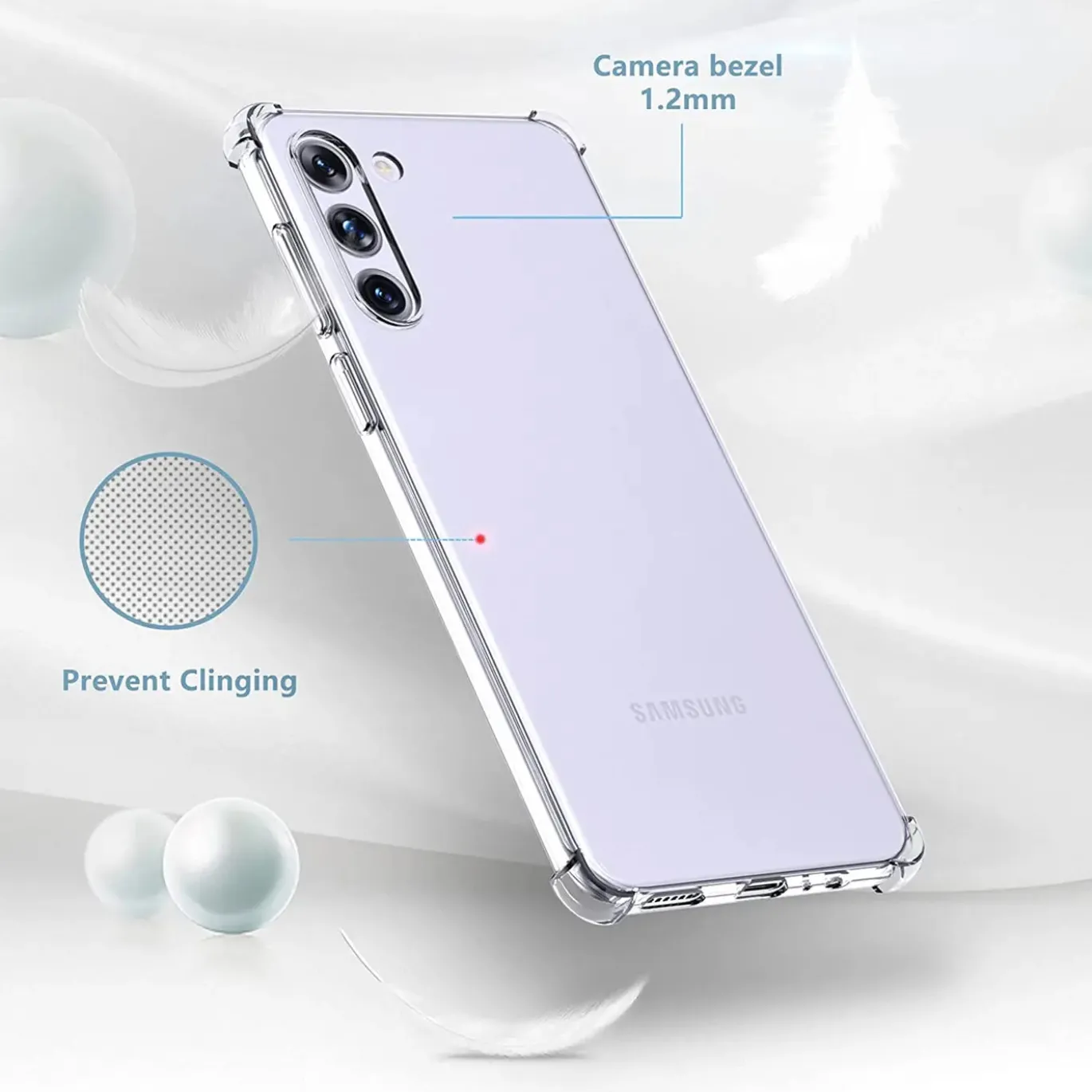 Samsung Galaxy S23 Plus - Stoßfestes Clear Case