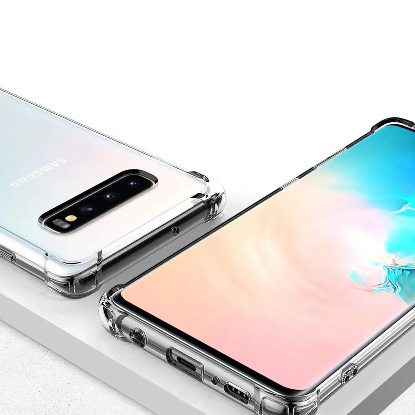 Samsung Galaxy S10 Plus - Stoßfestes Clear Case