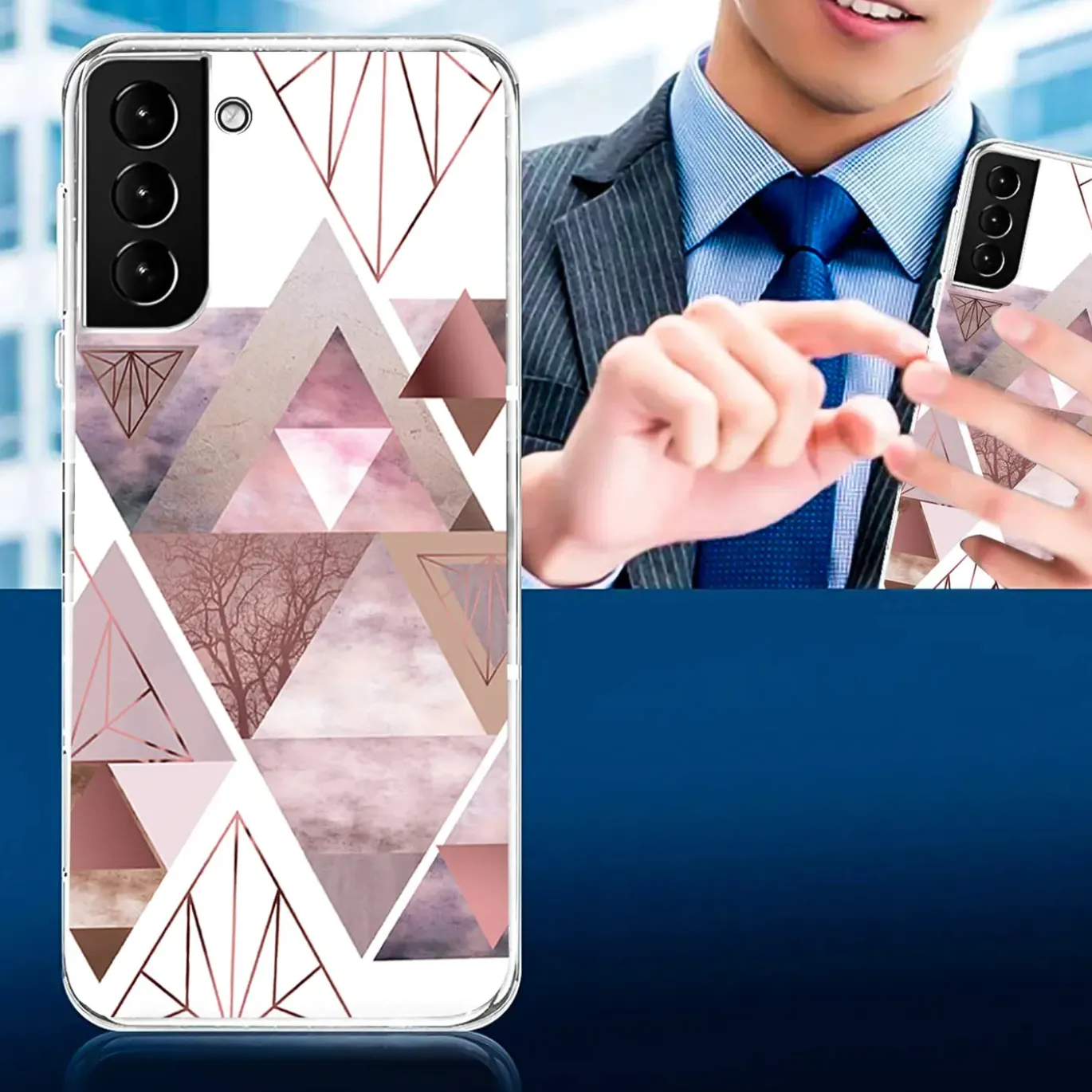 Samsung Galaxy S22 Plus - TPU Case mit Motivdruck