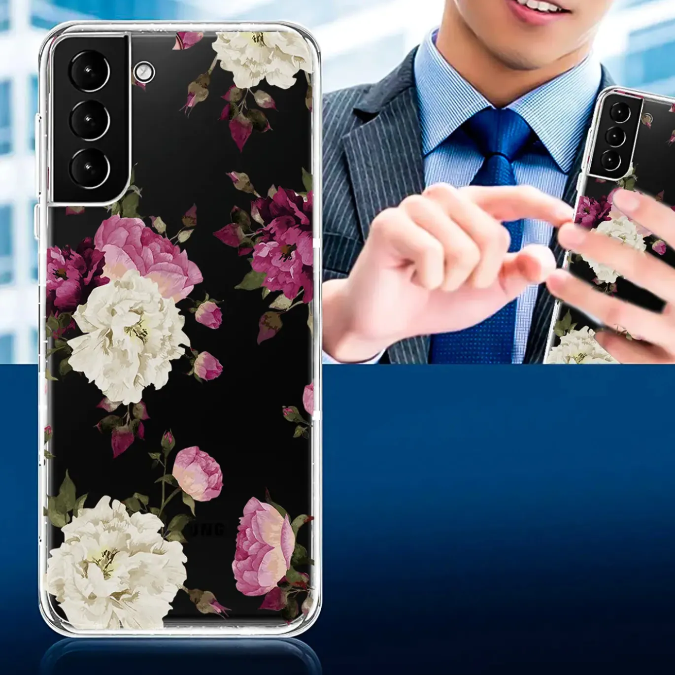 Samsung Galaxy S22 Plus - TPU Case mit Motivdruck