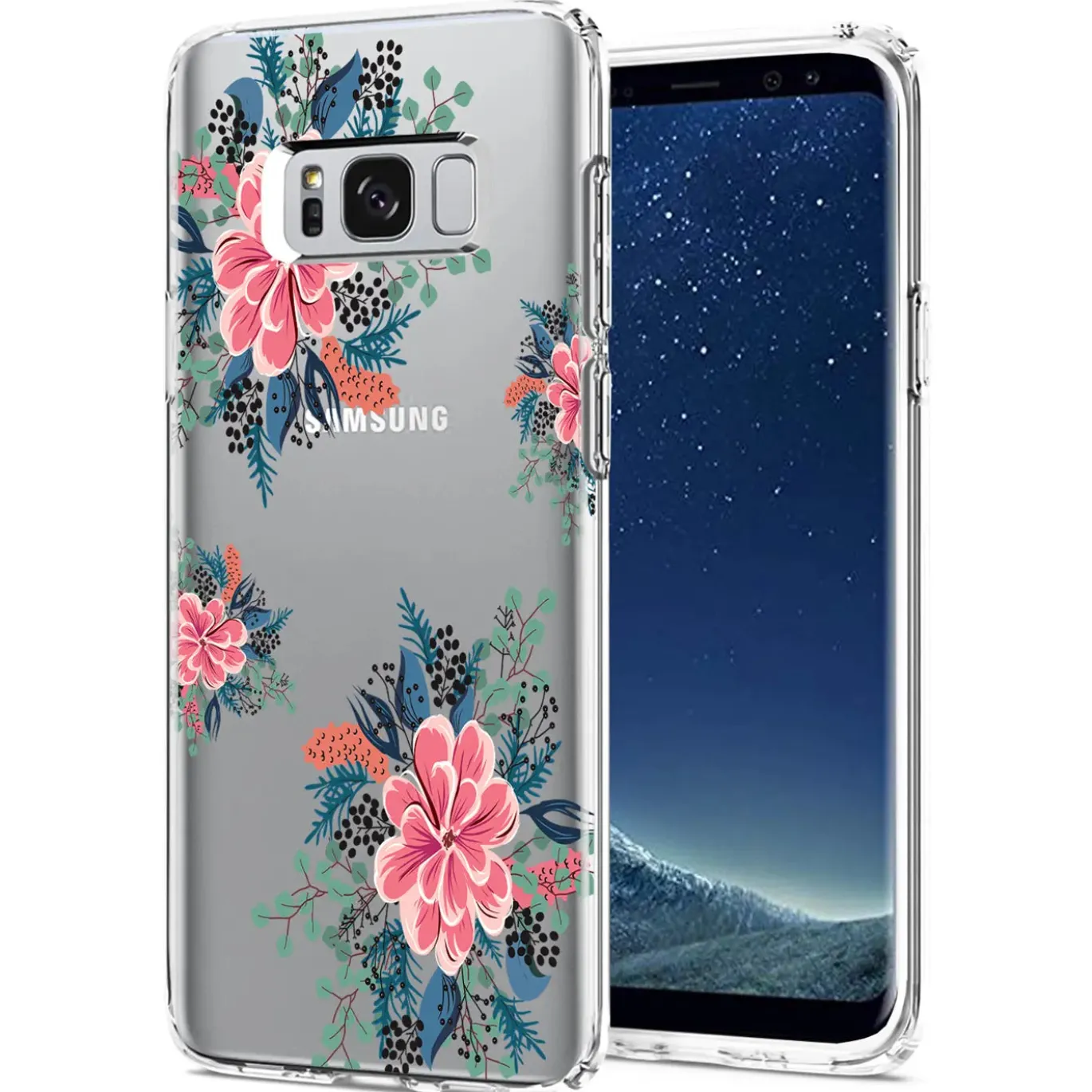 Samsung Galaxy S8 Plus - TPU Case mit Motivdruck