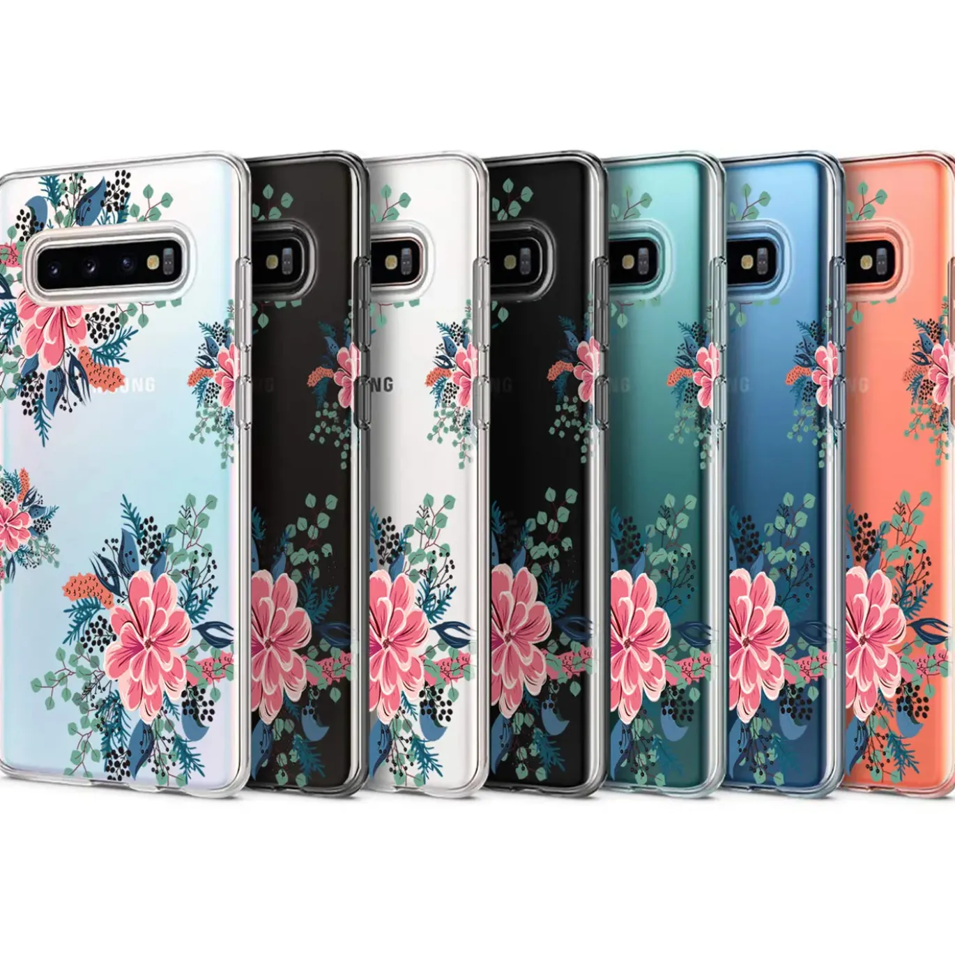 Samsung Galaxy S10 Plus - TPU Case mit Motivdruck