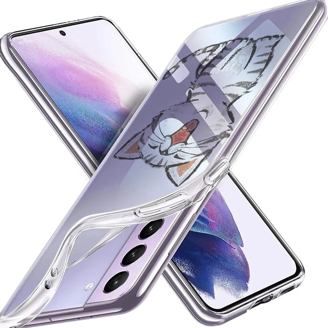 Samsung Galaxy S21 Plus - TPU Case mit Motivdruck