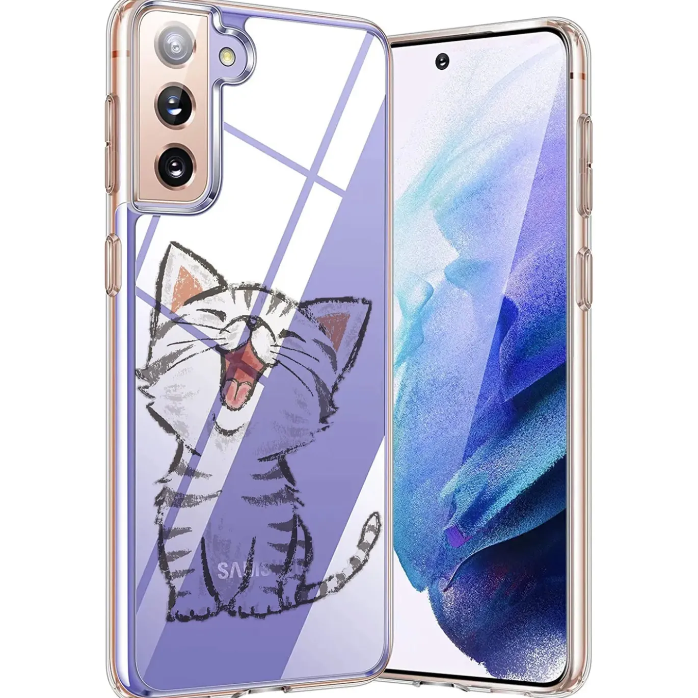 Samsung Galaxy S21 Plus - TPU Case mit Motivdruck