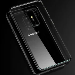 Samsung Galaxy S9 Plus - Transparente Hülle mit Akzenten
