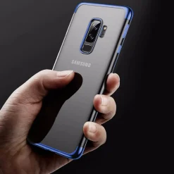 Samsung Galaxy S9 Plus - Transparente Hülle mit Akzenten