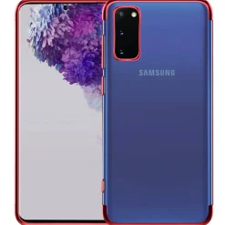 Samsung Galaxy S20 Plus - Transparente Hülle mit Akzenten