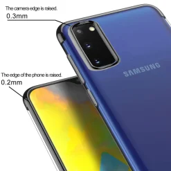 Samsung Galaxy S20 Plus - Transparente Hülle mit Akzenten