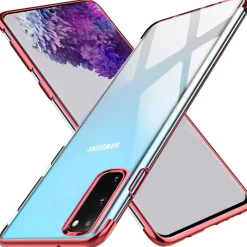 Samsung Galaxy S20 Plus - Transparente Hülle mit Akzenten