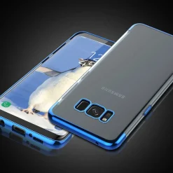 Samsung Galaxy S8 Plus - Transparente Hülle mit Akzenten