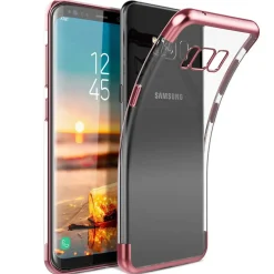 Samsung Galaxy S8 Plus - Transparente Hülle mit Akzenten