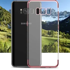Samsung Galaxy S8 Plus - Transparente Hülle mit Akzenten