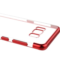 Samsung Galaxy S8 Plus - Transparente Hülle mit Akzenten
