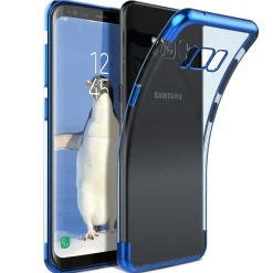 Samsung Galaxy S8 Plus - Transparente Hülle mit Akzenten