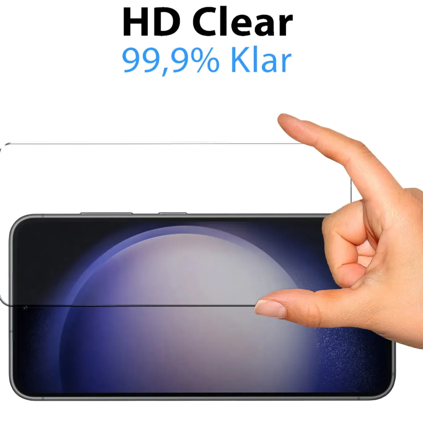 Samsung Galaxy S23 Plus - 2x 9H Panzer Glasfolie, Displayfolie